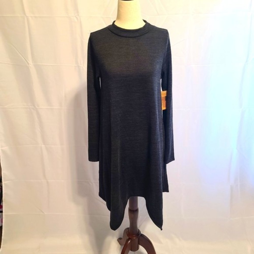 New with tags Accent long sleeve dark grey dress size small